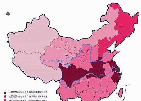 金姓的人口迁徙与分布情况