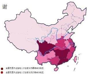 不同时期的谢姓人口迁徙特点及分布情况介绍