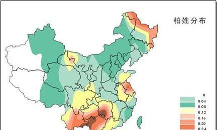 柏姓人口迁徙与分布